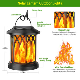 KOOPER flickering flame LED beads create romantic ambient lighting outdoors.
