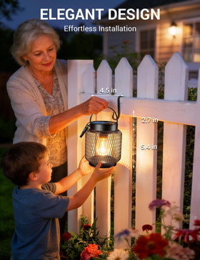KOOPER high-efficiency solar panel lantern powering brighter evenings