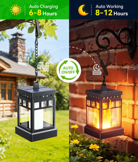 Kooper outdoor lantern placed on table for garden party lighting