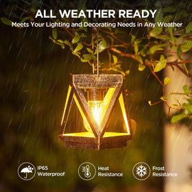 KOOPER outdoor solar light in bronze finish improves yard visibility