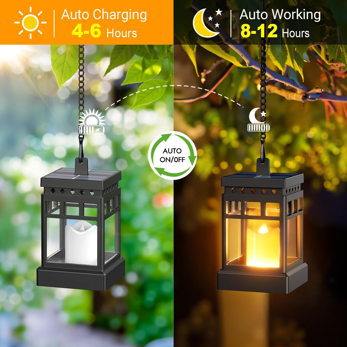 KOOPER lantern shell uses durable ABS+PC with metal clips for sturdy hanging.