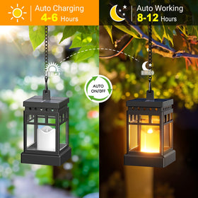 KOOPER lantern shell uses durable ABS+PC with metal clips for sturdy hanging.