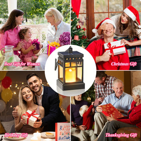 KOOPER retro design lantern adds timeless charm to patios and gardens.