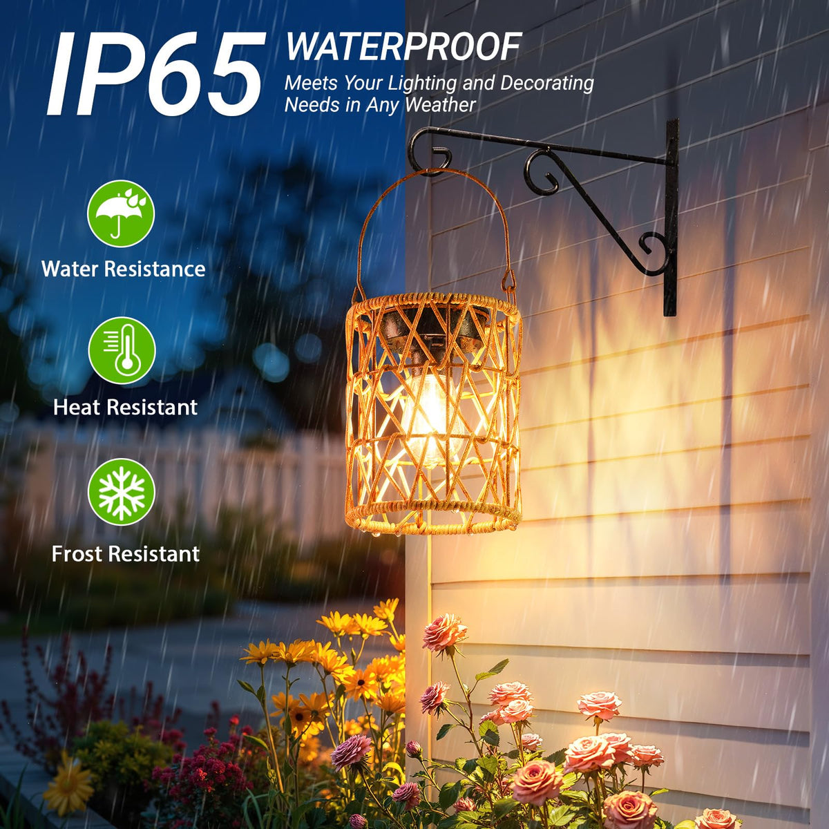 KOOPER solar panel charges quickly for long-night illumination