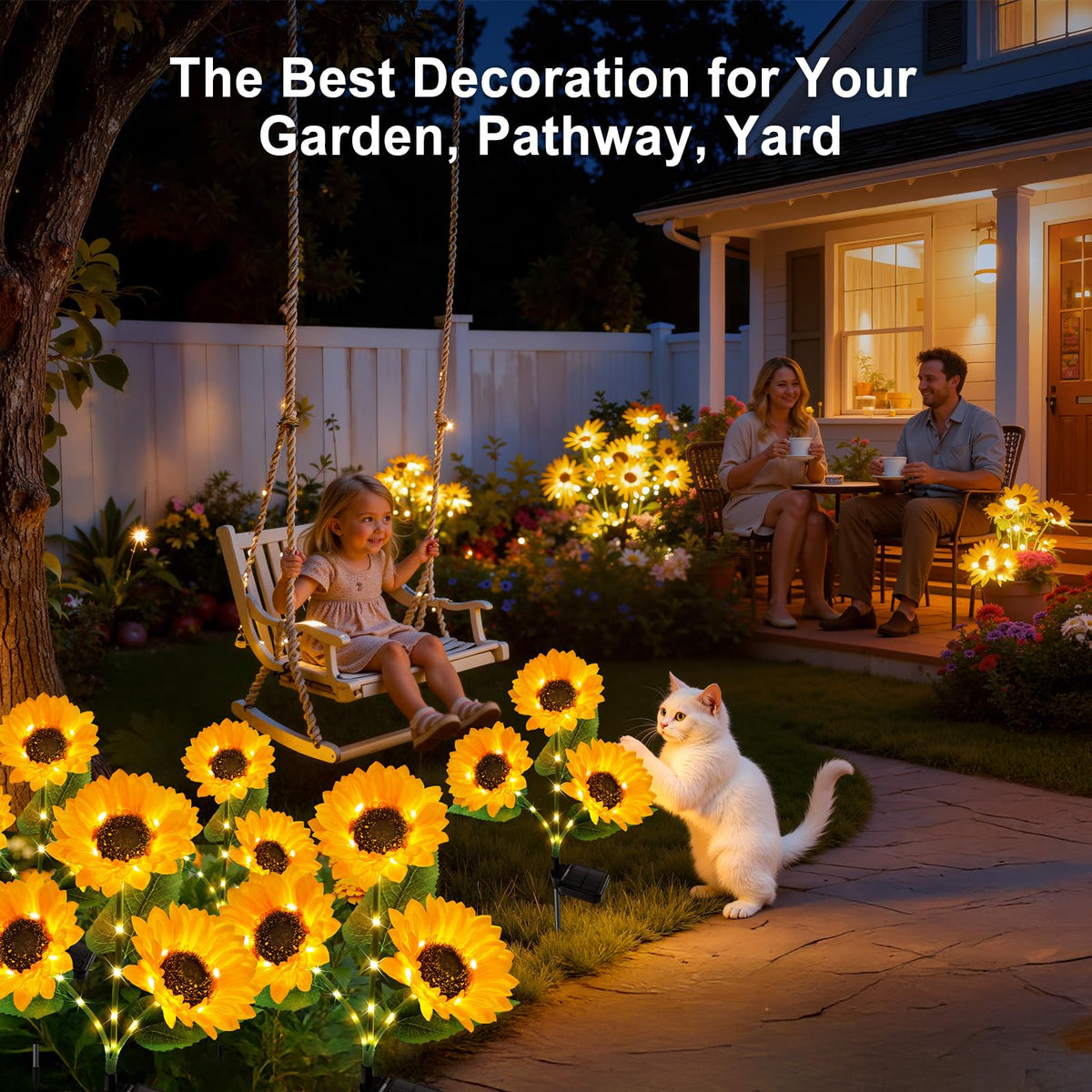 KOOPER solar lights packaging and easy setup with no wiring