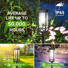 KOOPER Taller pathway lights suit driveways, gardens, and patios, making a thoughtful gift.