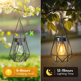 KOOPER lantern with upgraded solar panel delivers long-lasting charge for evenings outdoors