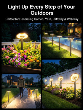 KOOPER warm glow enhances driveways, sidewalks, and garden edges