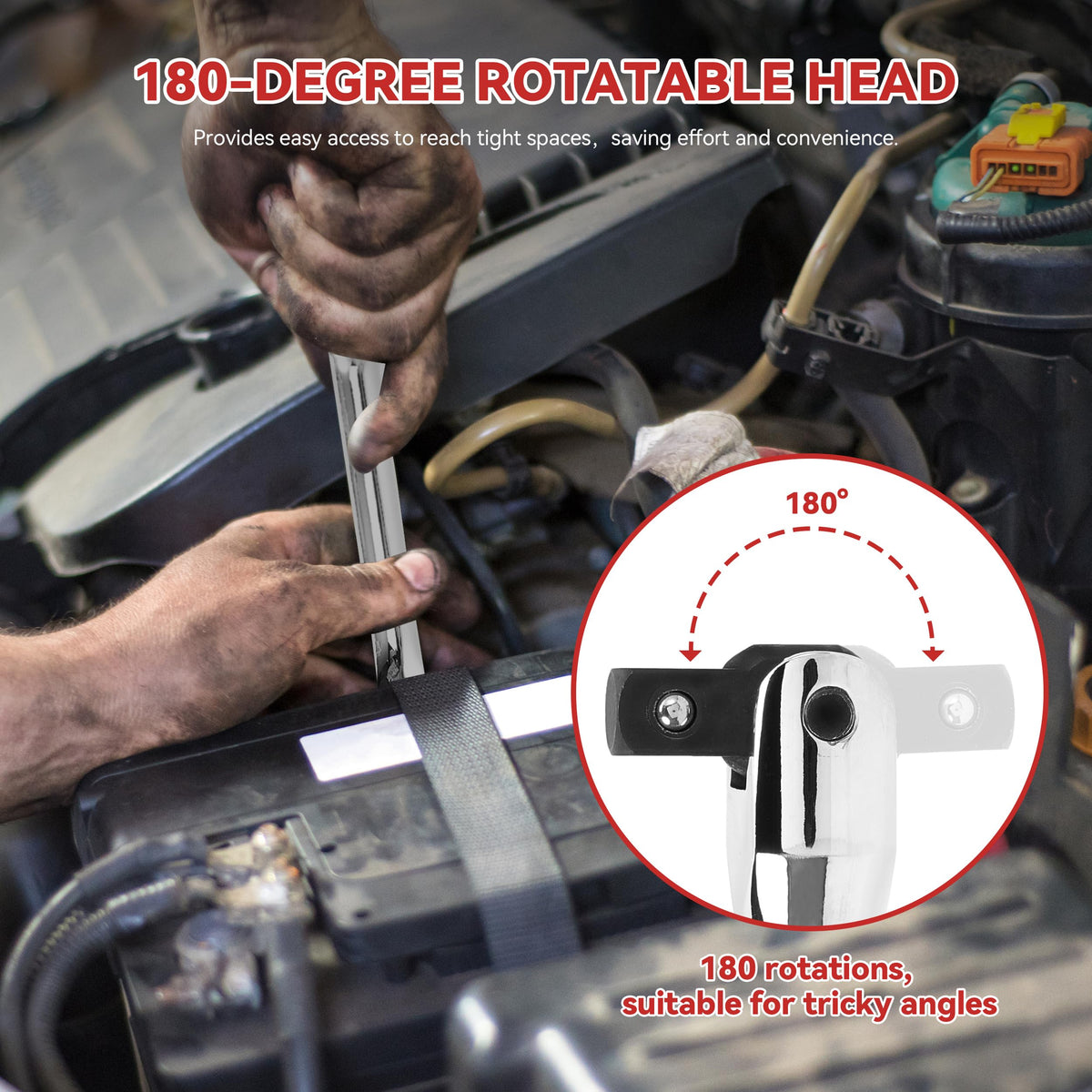 KOOPOOL four-piece adapter set for versatile fastener compatibility