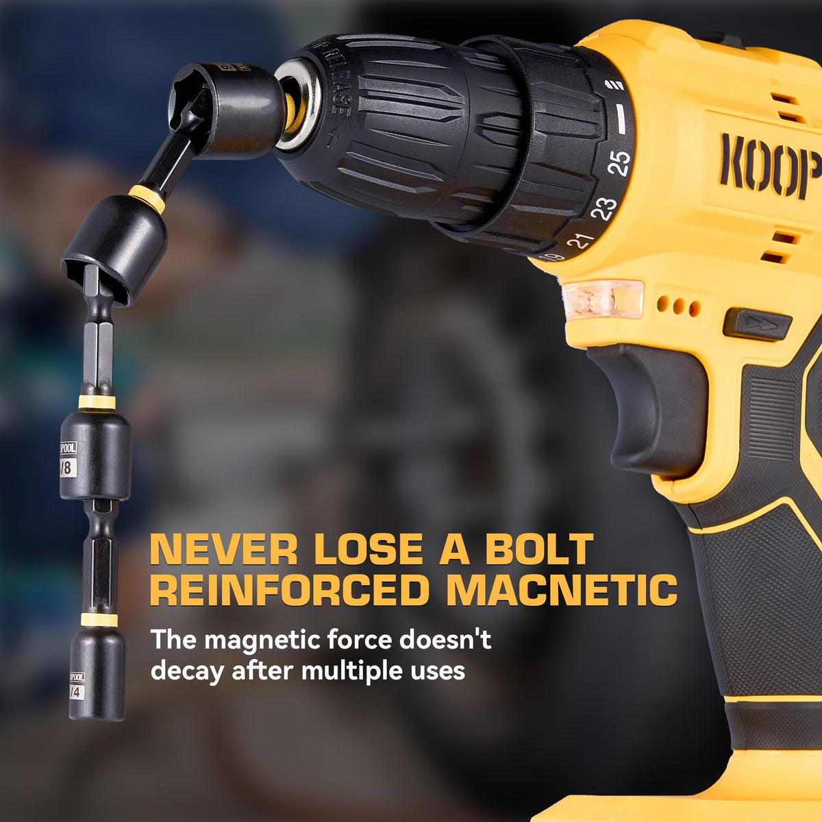 KOOPOOL Heavy-Duty Case keeps tools organized on site