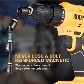 KOOPOOL Heavy-Duty Case keeps tools organized on site