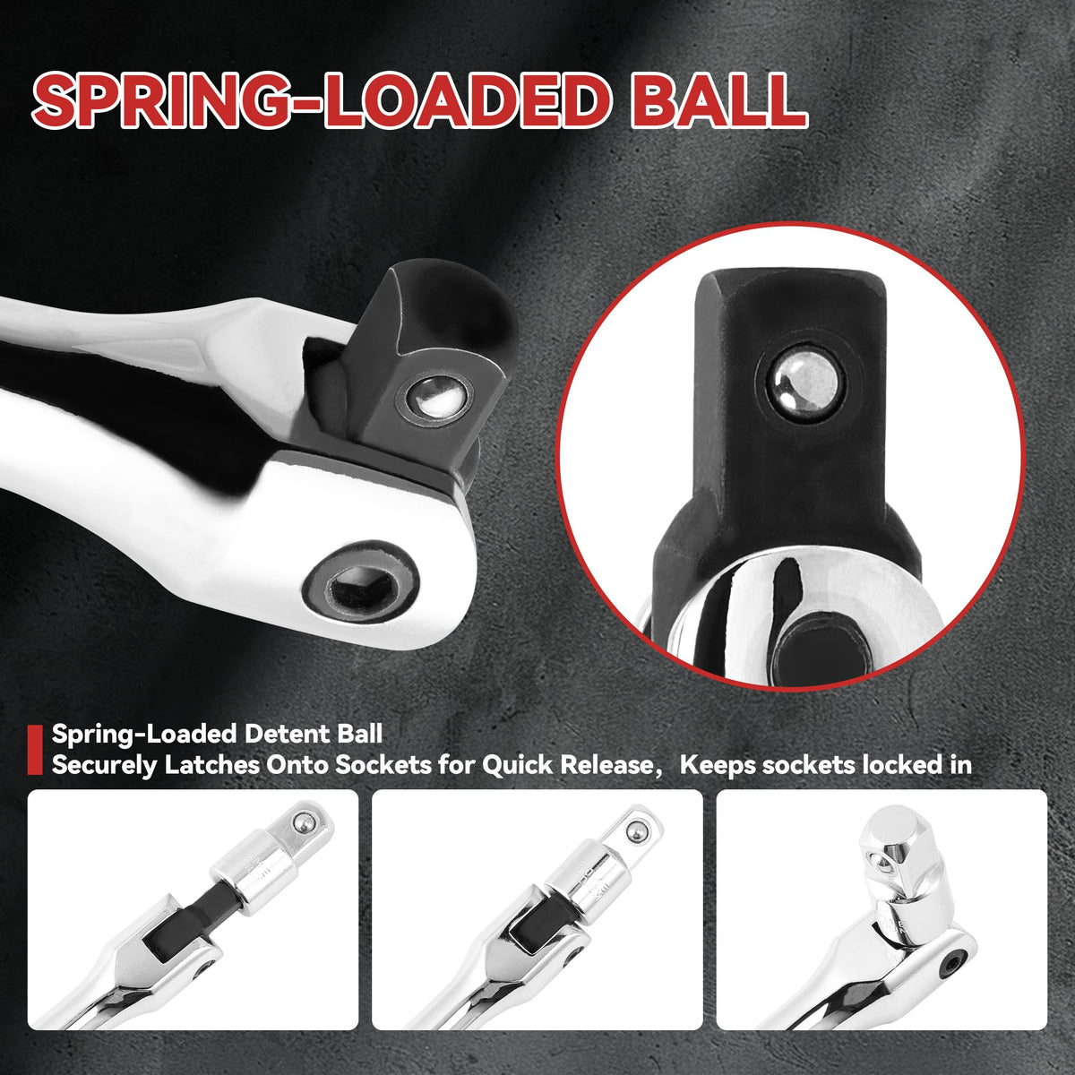 KOOPOOL 4-inch extension bar extends reach for stubborn fasteners