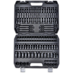 KOOPOOL Master Torx and Allen socket set in durable case for organized on-site work.