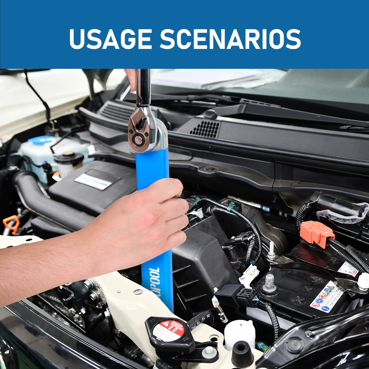 KOOPOOL Offset Extension Wrench gear ratio 1:1 delivers smooth operation under load.