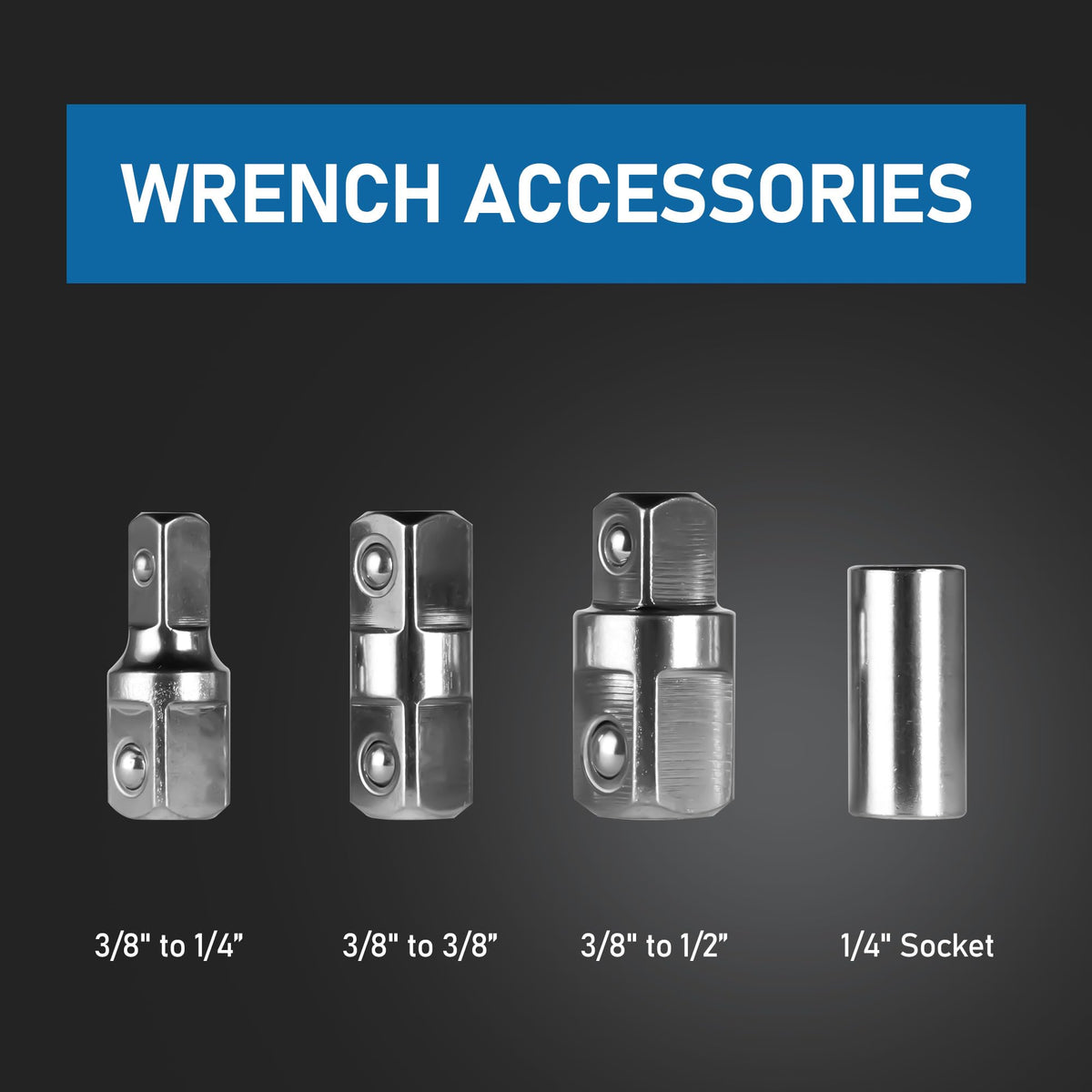 KOOPOOL Offset Extension Wrench slim head design fits narrow openings easily.