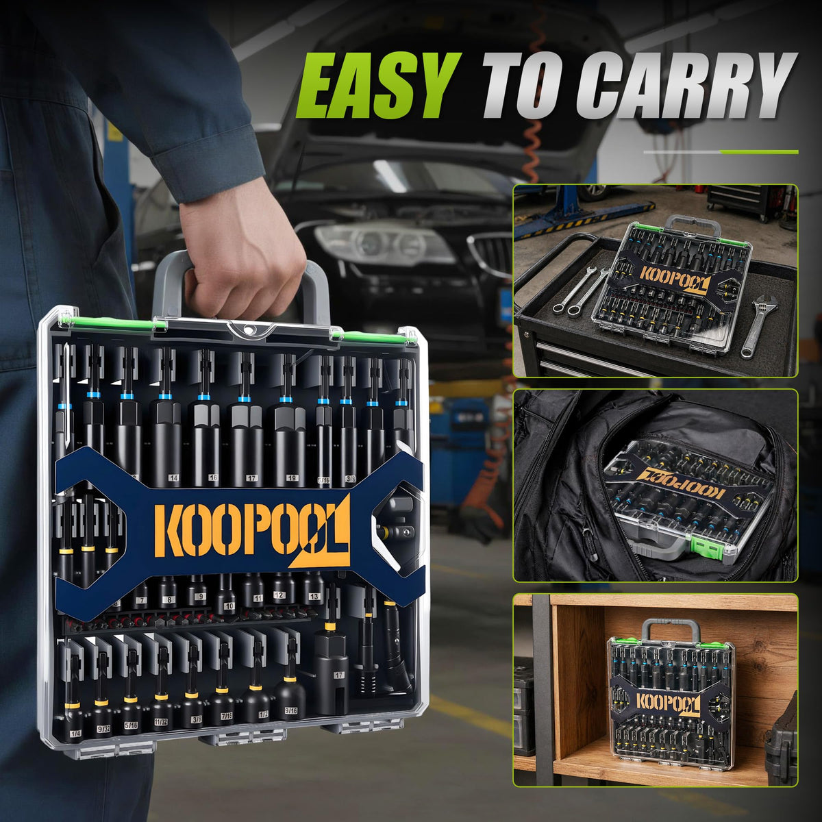 KOOPOOL SAE sizes included for broader compatibility.