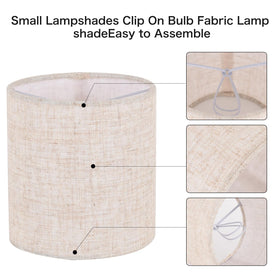 Koorle clip-on lampshades easy to install without tools
