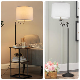 Koorle drum shade offers soft lighting for cozy living spaces.