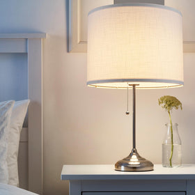 Koorle drum shade sturdy metal frame ensures durable support.