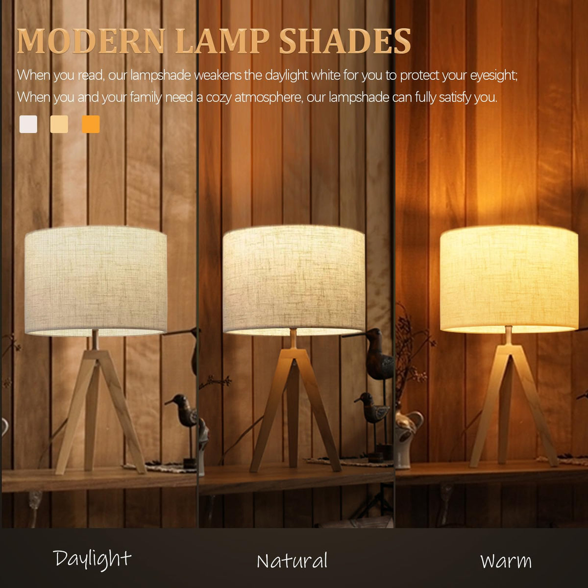 Koorle large shade fits many fixtures with simple setup.