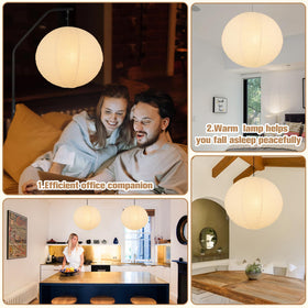 Koorle paper lampshade close up highlights delicate tissue material and translucence