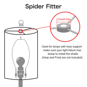 Koorle compatible with table and floor lamps for flexible setups