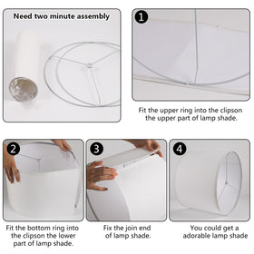 Koorle White Drum Lamp Shade floor-lamp, versatile lighting for living spaces.