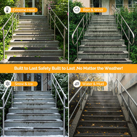 KOOTETA 6x30 inch stair treads fit indoor and outdoor stairs