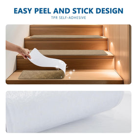KOOTETA 15-pack stair treads ready for whole-home coverage in packaging.