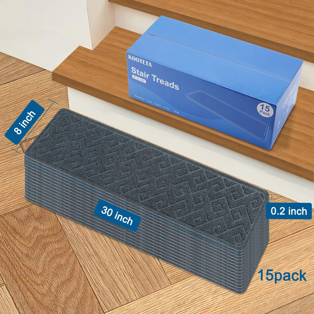 KOOTETA kid and dog friendly treads for safer stair navigation