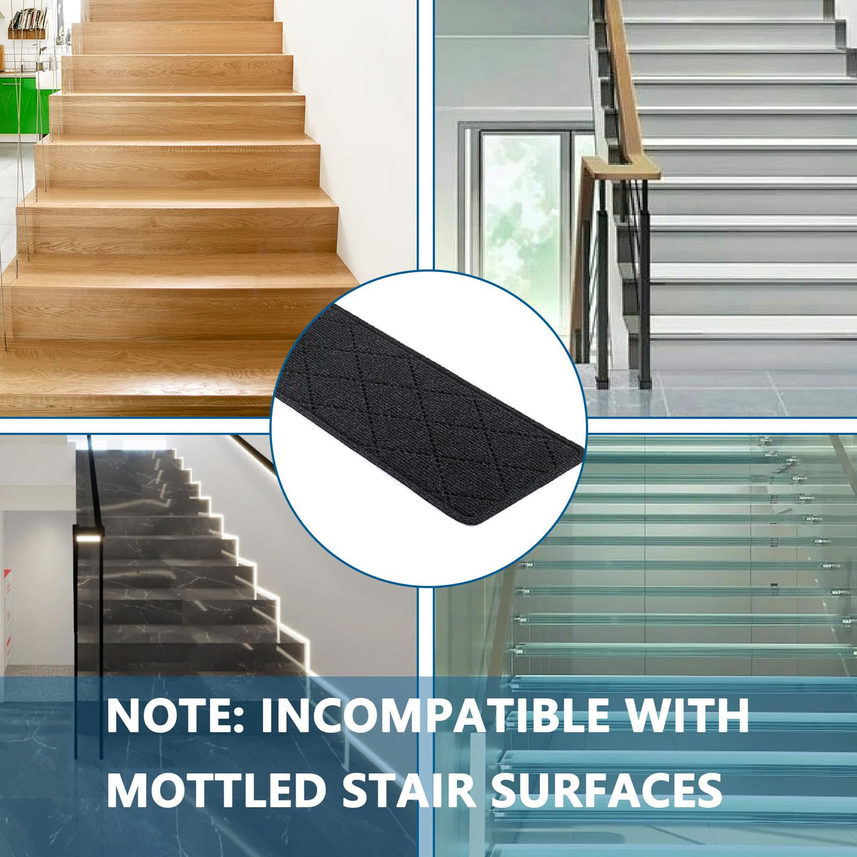 KOOTETA stair treads reduce noise and keep stairs looking neat