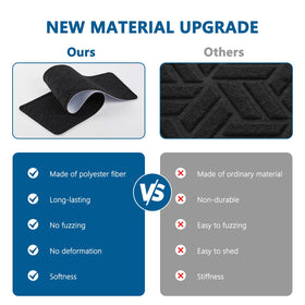KOOTETA soft polyester surface provides comfortable footing on each 8 by 30 inch tread