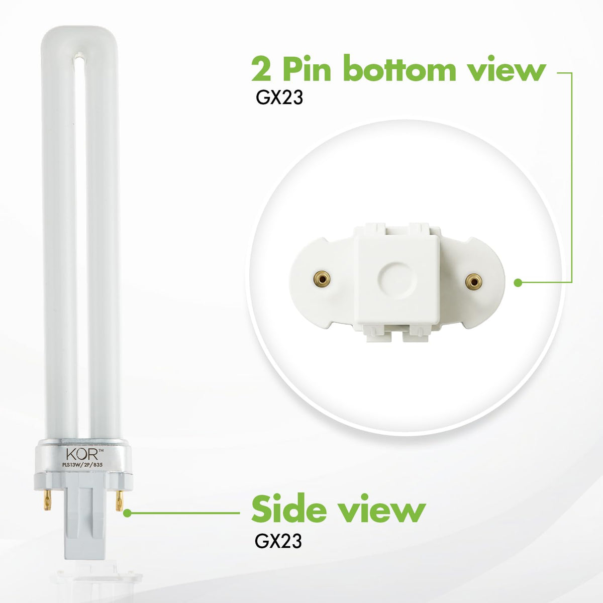 KOR packaging with four bulbs in separate boxes