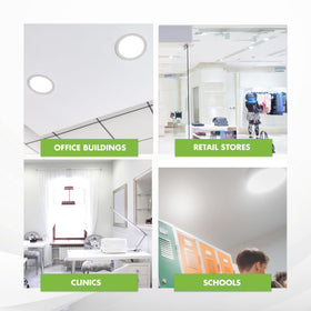 KOR CFL bulb desk lamp setup demonstrates versatile task and accent lighting.
