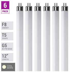 KOR F8T5/CW 4100K bulbs provide crisp task lighting with accuracy.