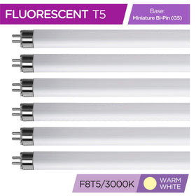 KOR F8T5/WW 8W T5 fluorescent bulbs energy-efficient lighting