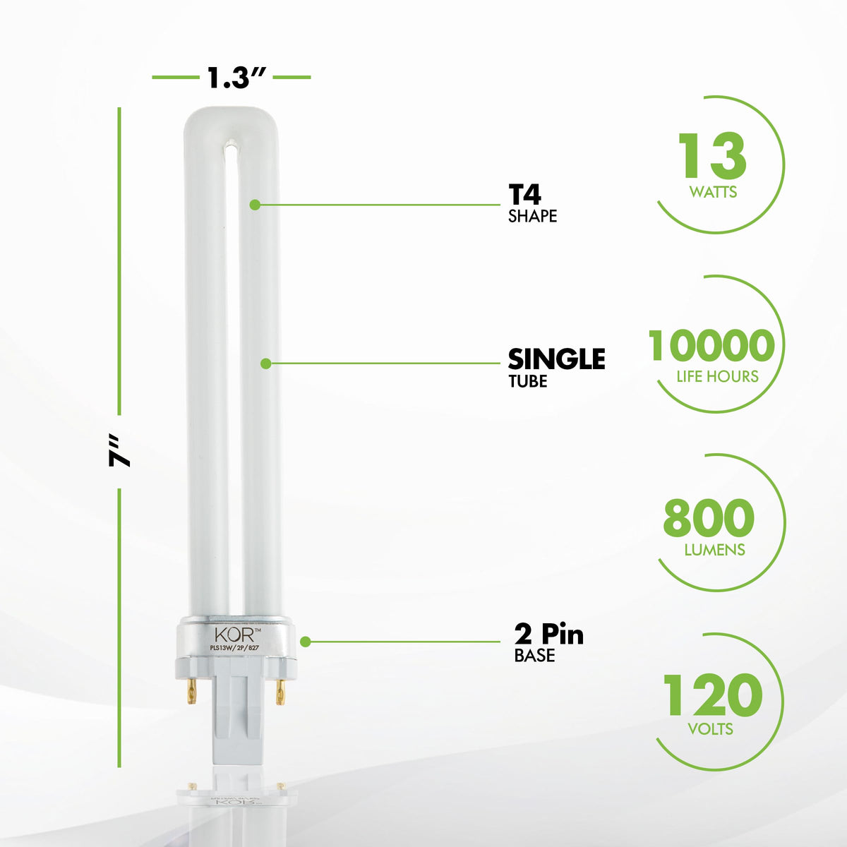 KOR PL13S 2700K soft white glow in living room setup