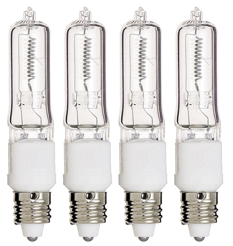 KOR Q250CL/MC 4-pack 250W JD T4 E11 bulbs for bright ambient lighting.