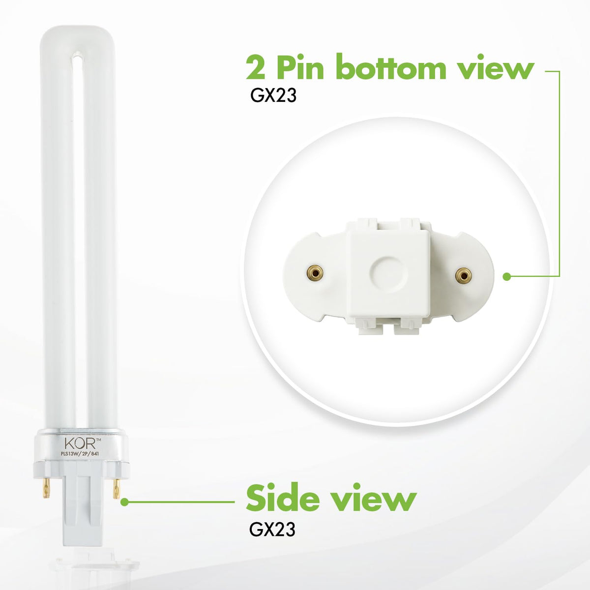 KOR recessed can lighting benefits from reliable plug-in CFLs.