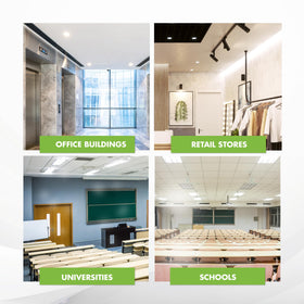 KOR recessed-can installation suitable for versatile indoor lighting.