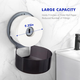Kordory wall-mounted dispenser with security lock deters tampering.