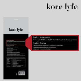 Kore Lyfe KF94 shields against airborne particles while staying breathable