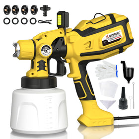 KORKIE Paint Sprayer with 1250W motor delivering fast, even coverage.