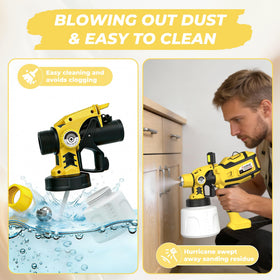 KORKIE Sprayer adjustable flow up to 1200 ml/min for control.