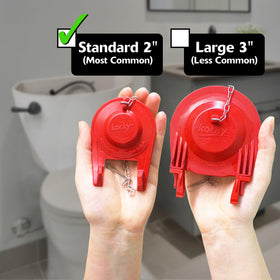 Korky 4010MP flush valve assembly shown for easier installation and reliable seal