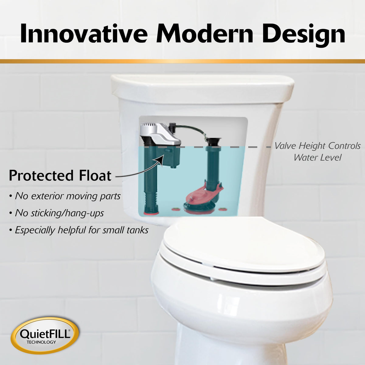 Korky 4010MP noisy-toilet repair solution for quieter bathroom operations