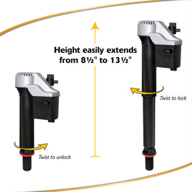 Korky 4010MP running-toilet fix demo demonstrates noise reduction potential