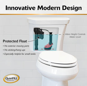 Korky 4010XP easy-install guide aids DIY installation and quick upgrades.