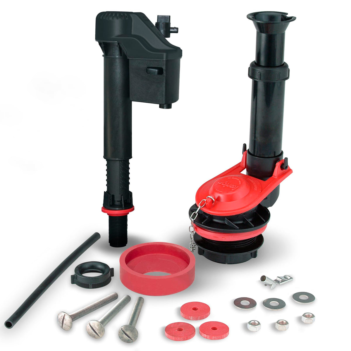 Korky 4010XP fill valve assembly demonstrates high-performance replacement for reliable refills.