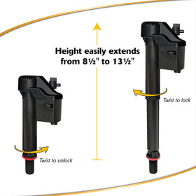 Korky 4010XP weak-flush repair provides stronger flush performance with simple adjustments.